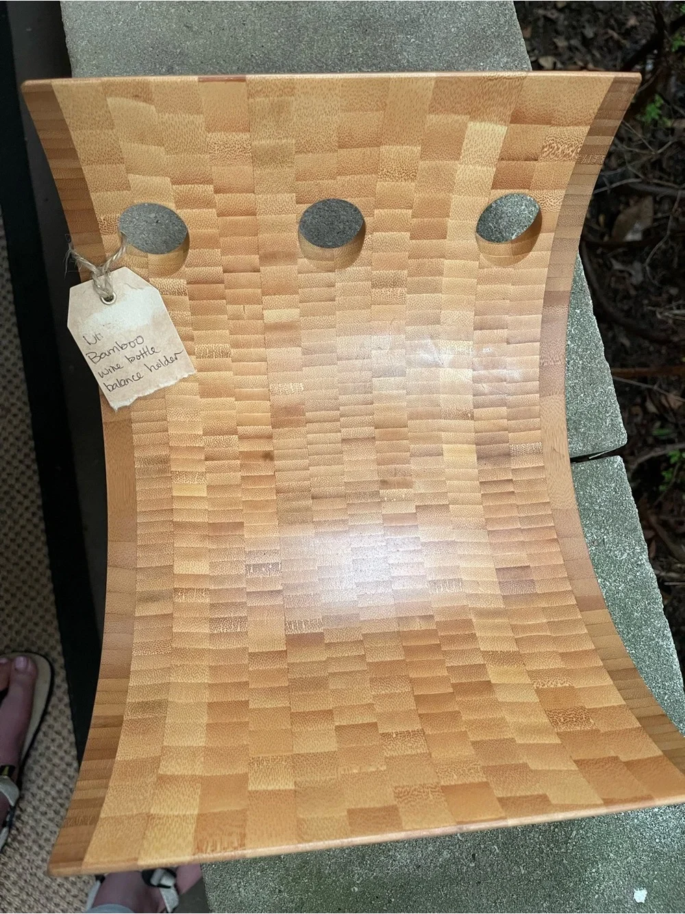 Bamboo Wine Bottle Holder - Natural Bamboo